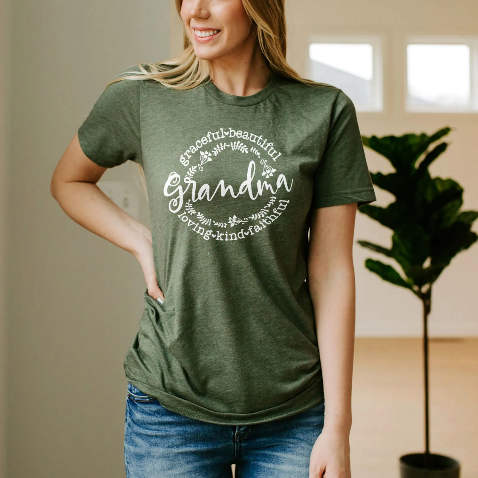 Grandma | Loving Kind Faithful Graceful Tee