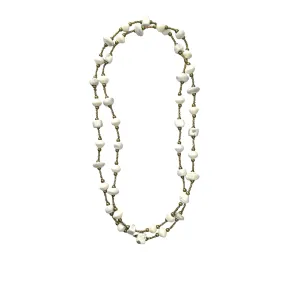 Haitian Signature Necklace - Bright White