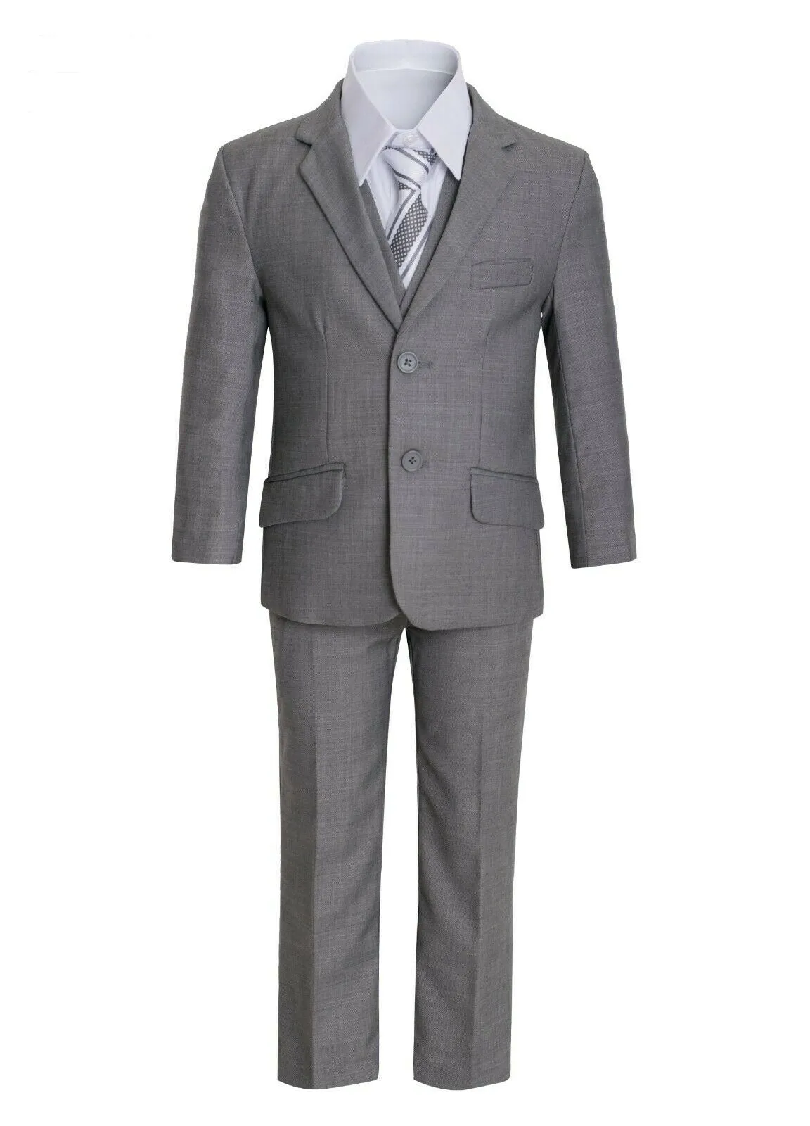 I - Boys Grey Slim Suit (Executive)