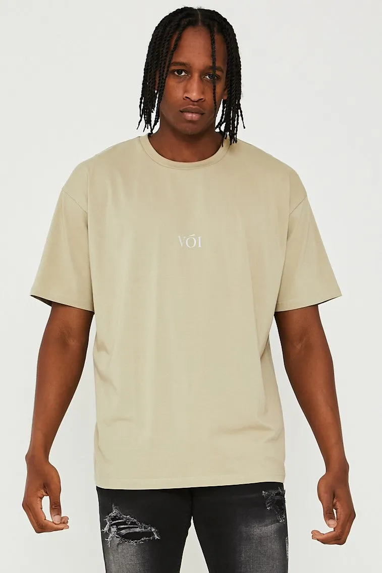 James Street Oversized T-Shirt - Light Olive