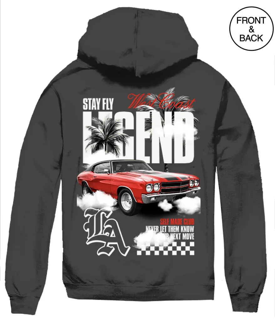 LA STREET LEGEND CAR HOODIE