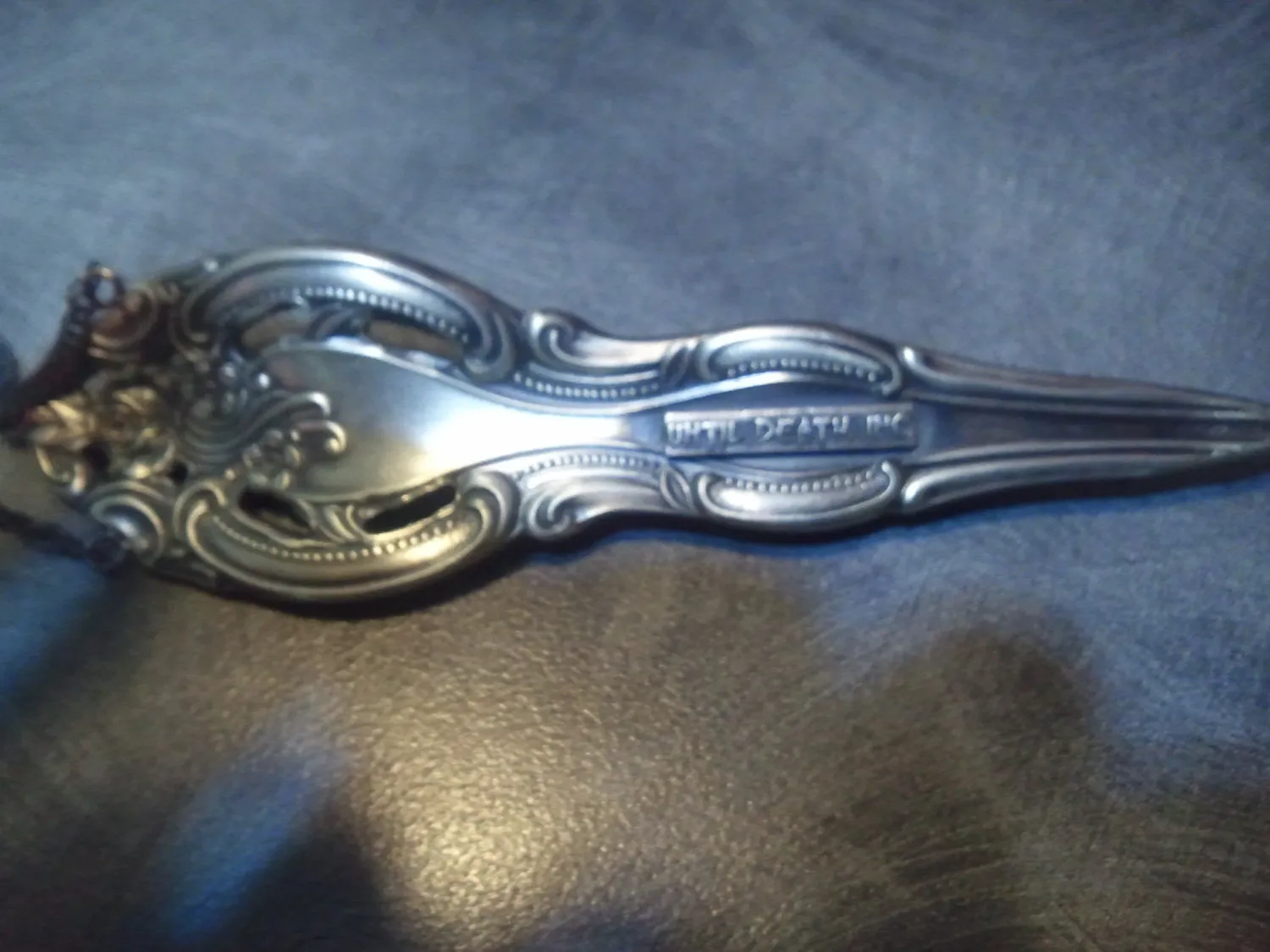 Large Victorian Gothic Antique Spoon