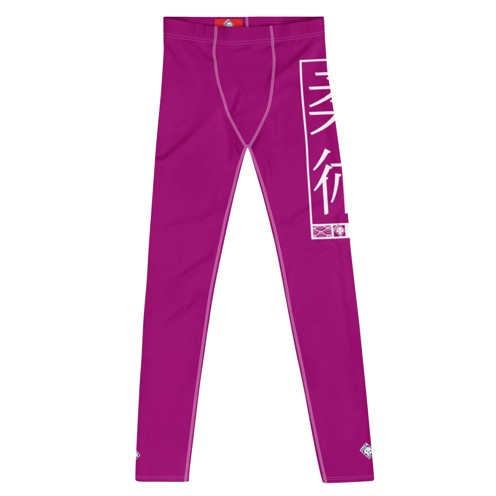 Men's Athletic Workout Leggings For Jiu Jitsu 014 - Vivid Purple