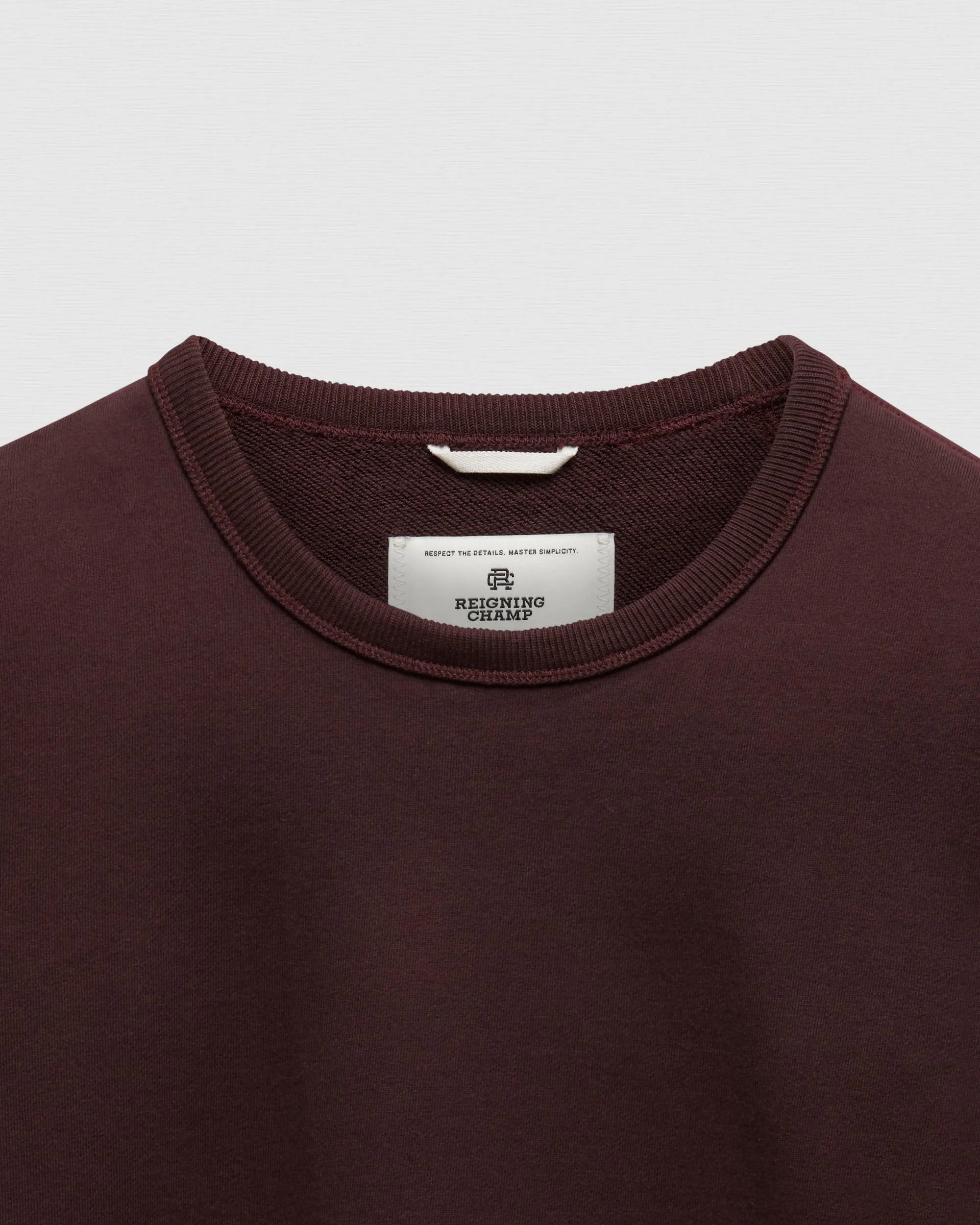 Midweight Terry Slim Crewneck