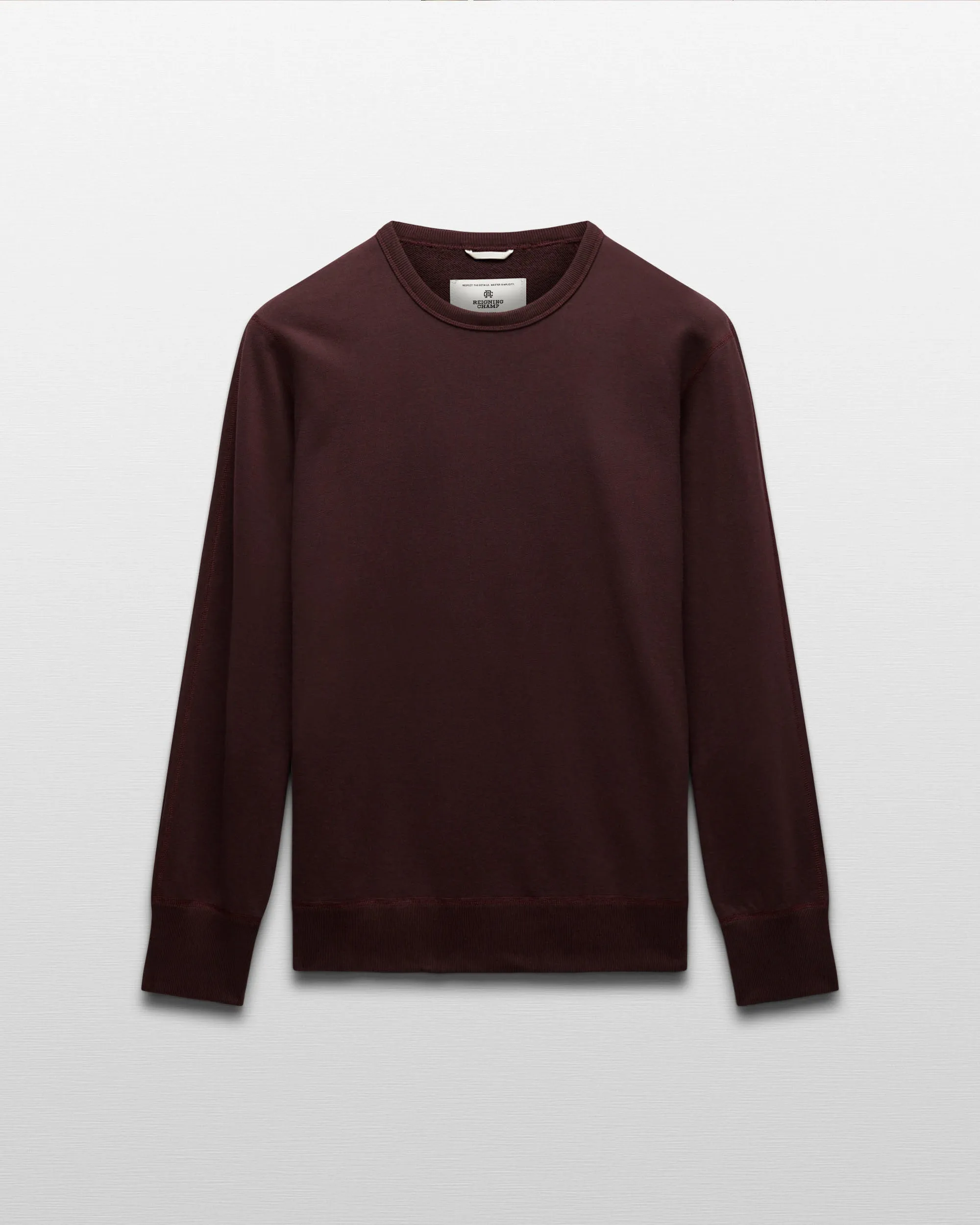 Midweight Terry Slim Crewneck