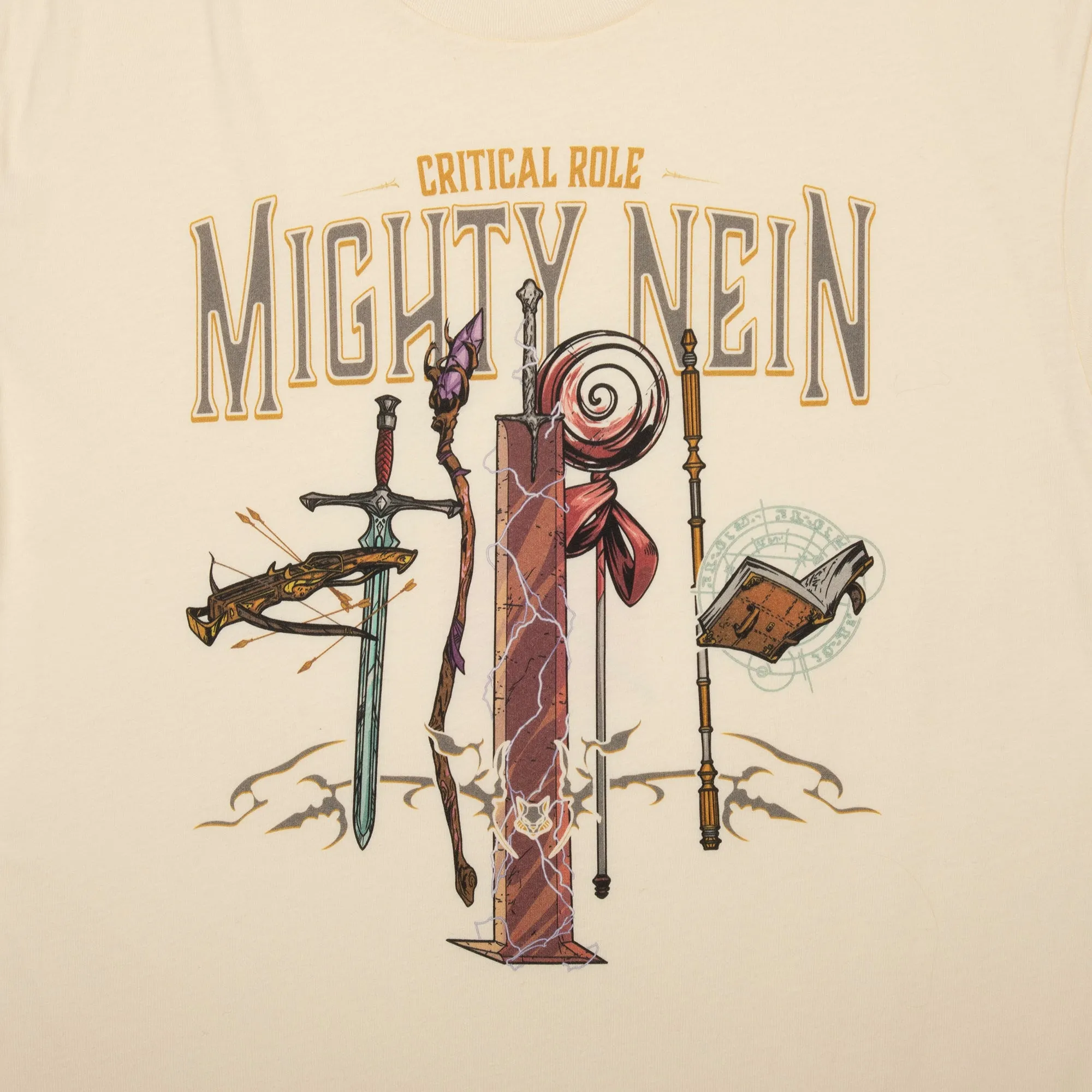 Mighty Nein Weapons Natural Tee