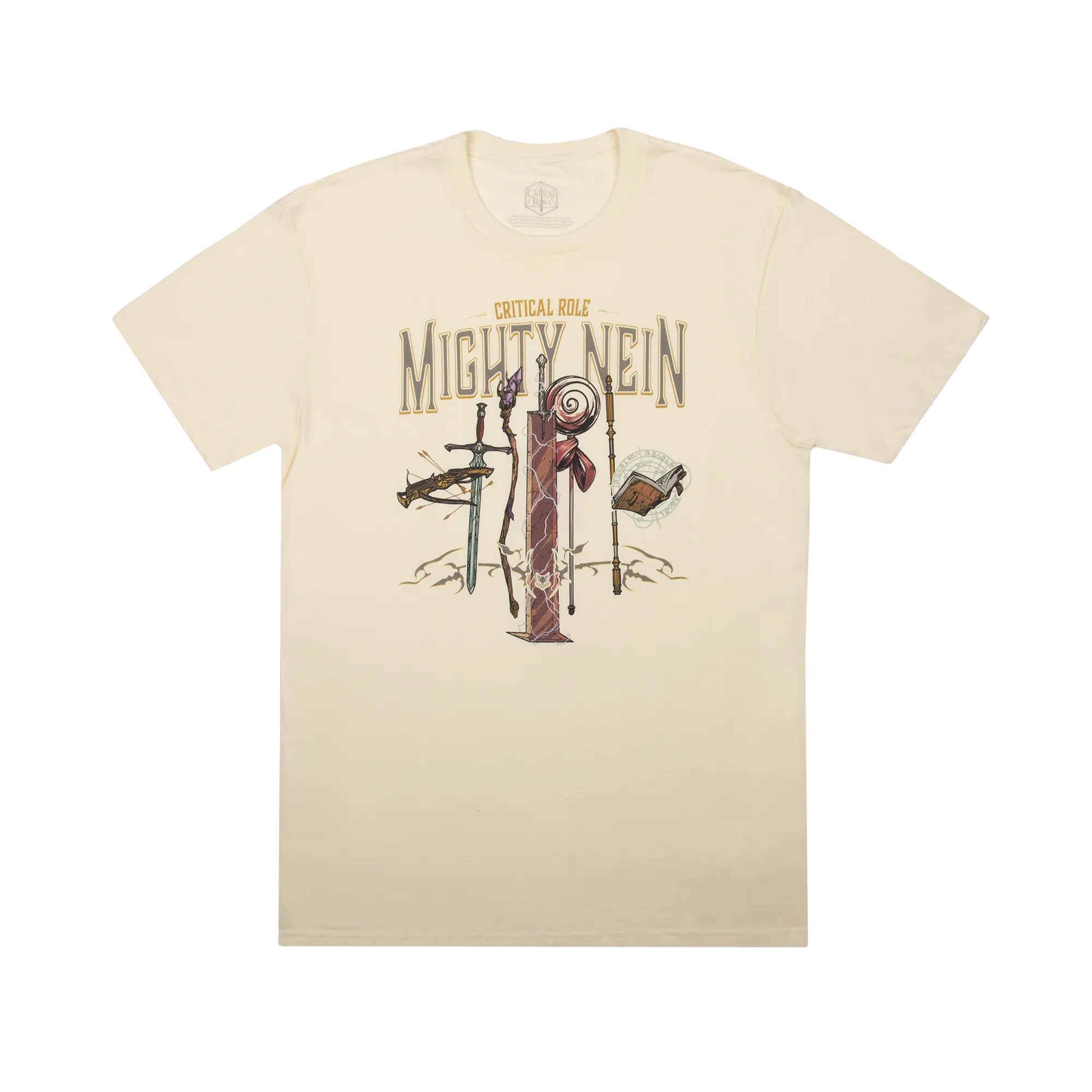 Mighty Nein Weapons Natural Tee