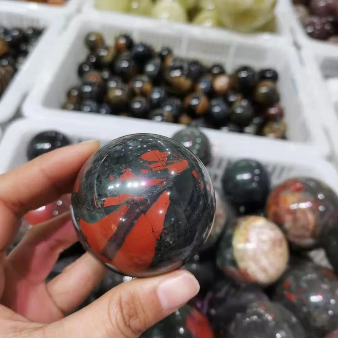 Natural African Bloodstone Ball