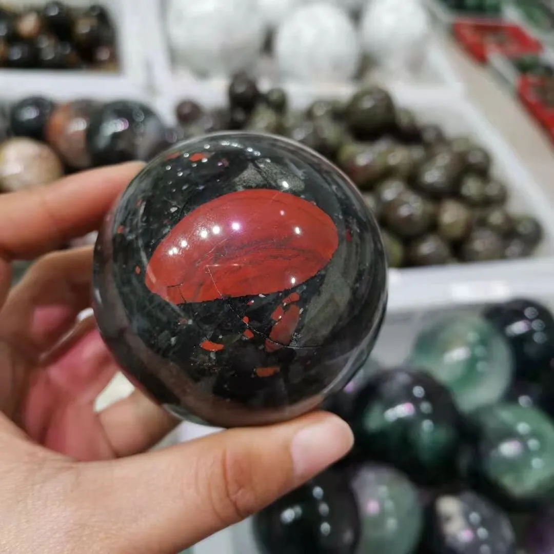 Natural African Bloodstone Ball