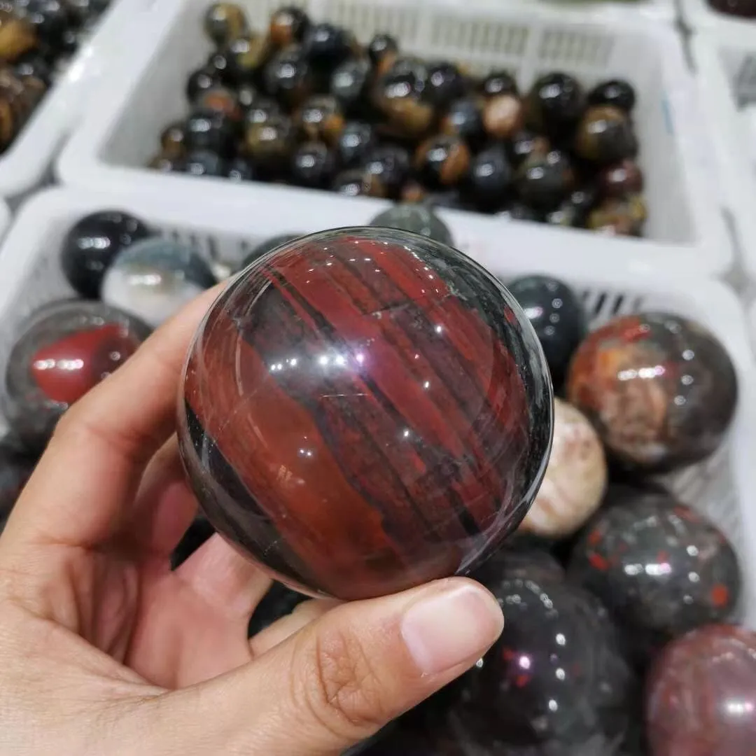 Natural African Bloodstone Ball