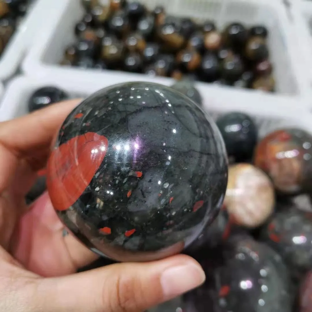 Natural African Bloodstone Ball