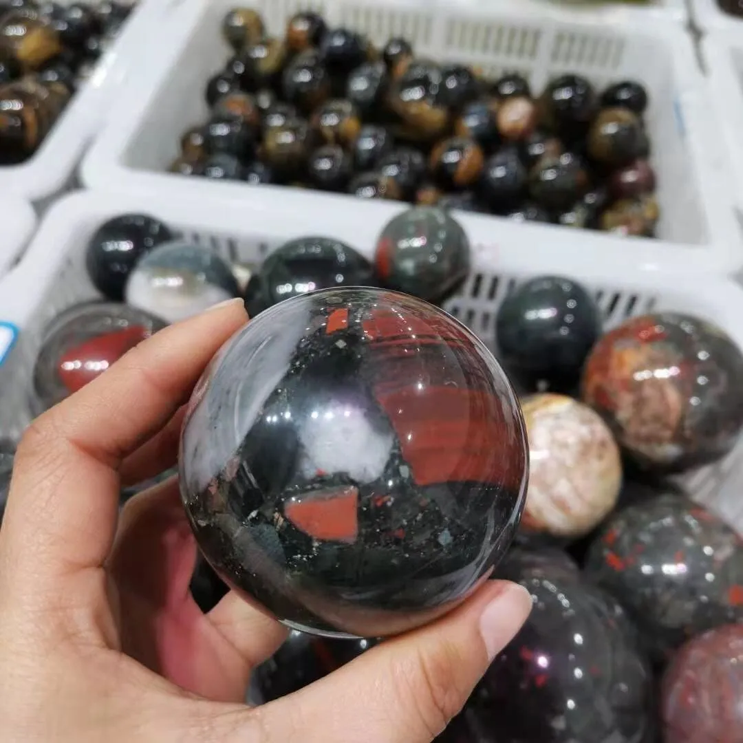 Natural African Bloodstone Ball