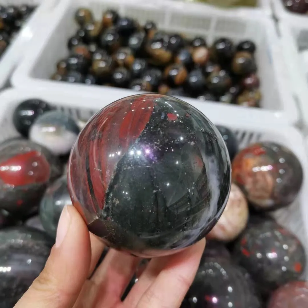 Natural African Bloodstone Ball