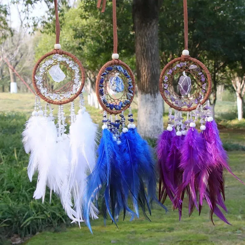 Natural Agate Dream Catchers