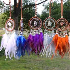 Natural Agate Dream Catchers