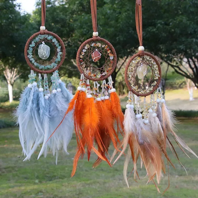 Natural Agate Dream Catchers