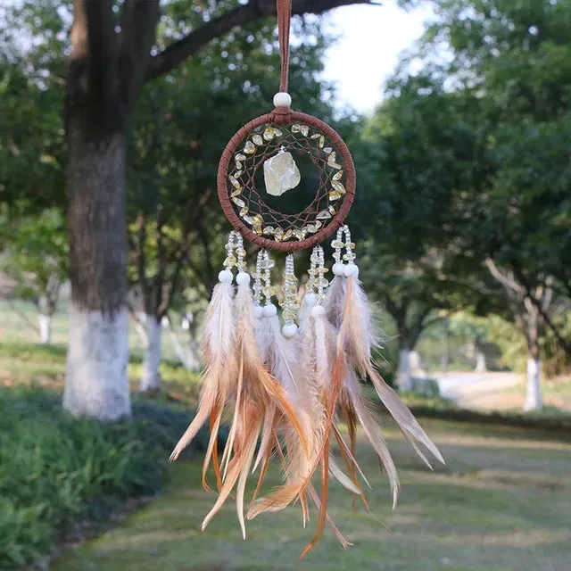 Natural Agate Dream Catchers