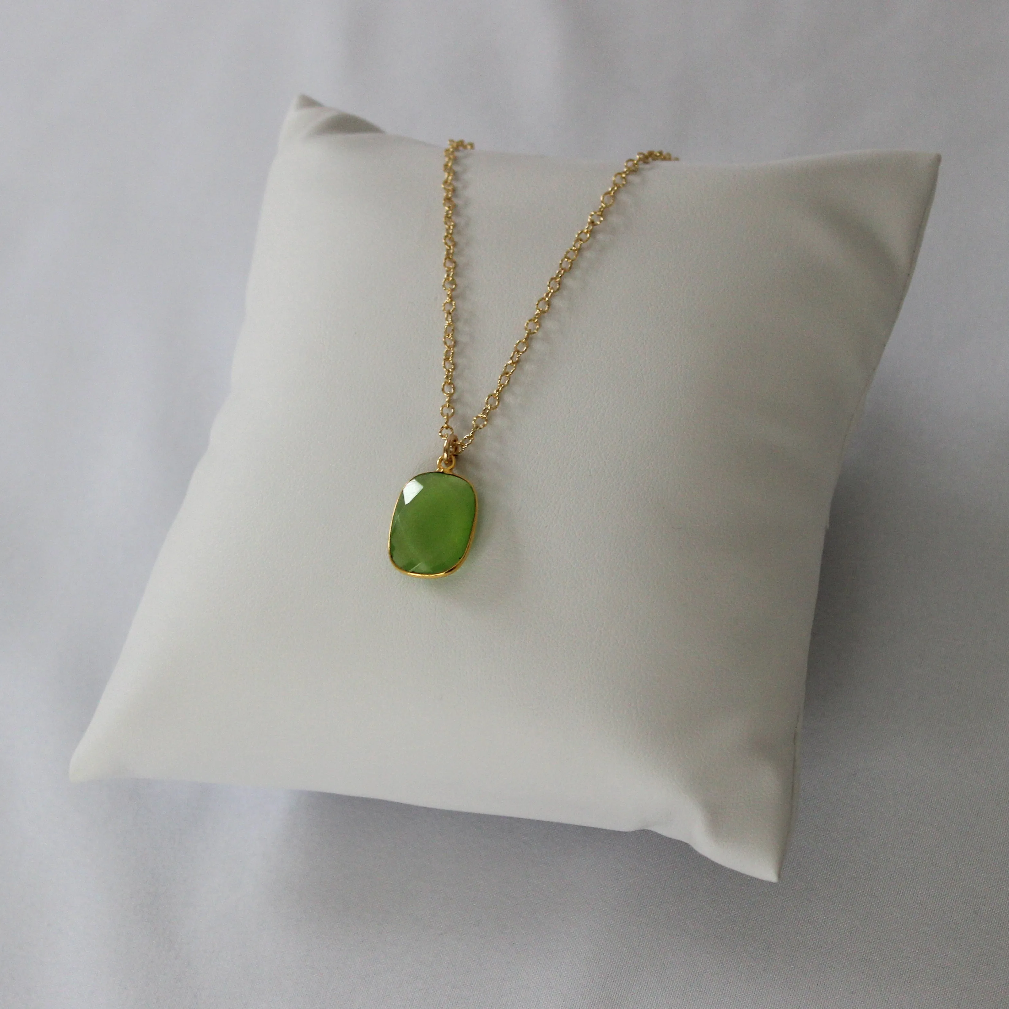 Natural Chalcedony Necklace