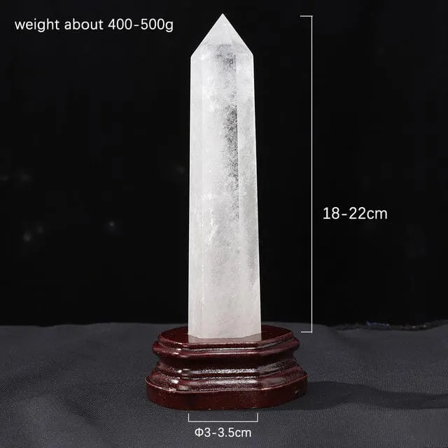 Natural Clear Quartz Tower