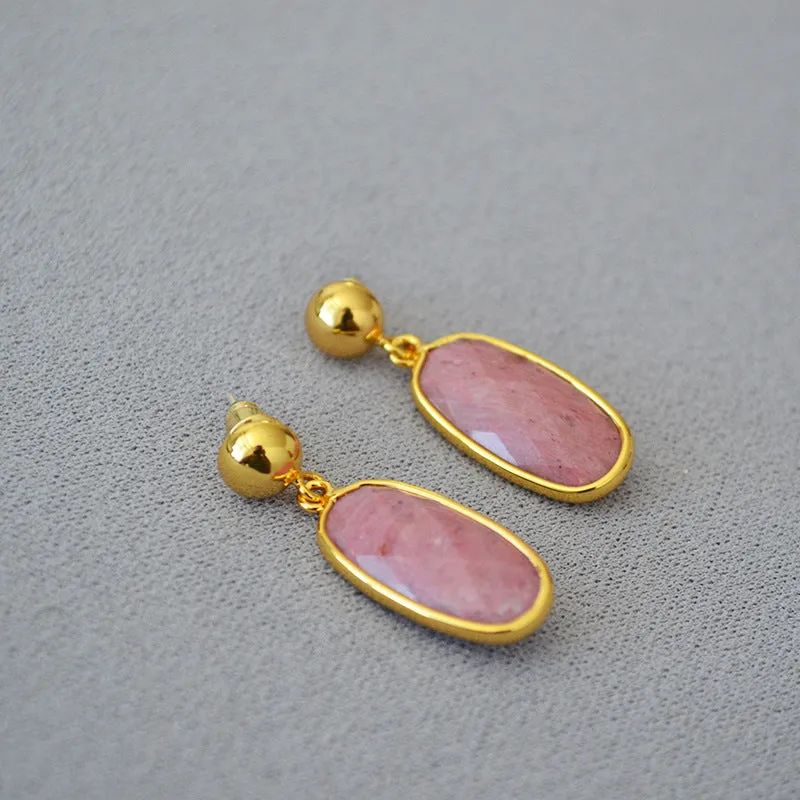 Natural Stone Earrings