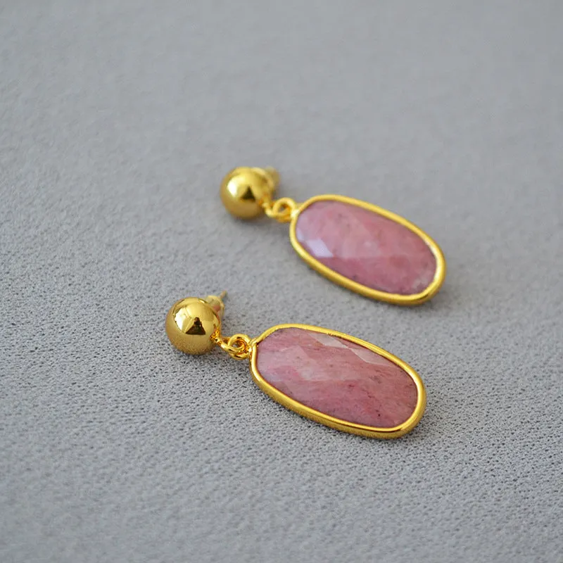 Natural Stone Earrings