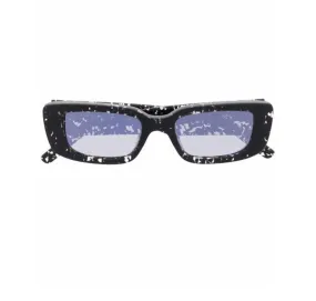 Palm Angels Slim Cut Rectangular Sunglasses