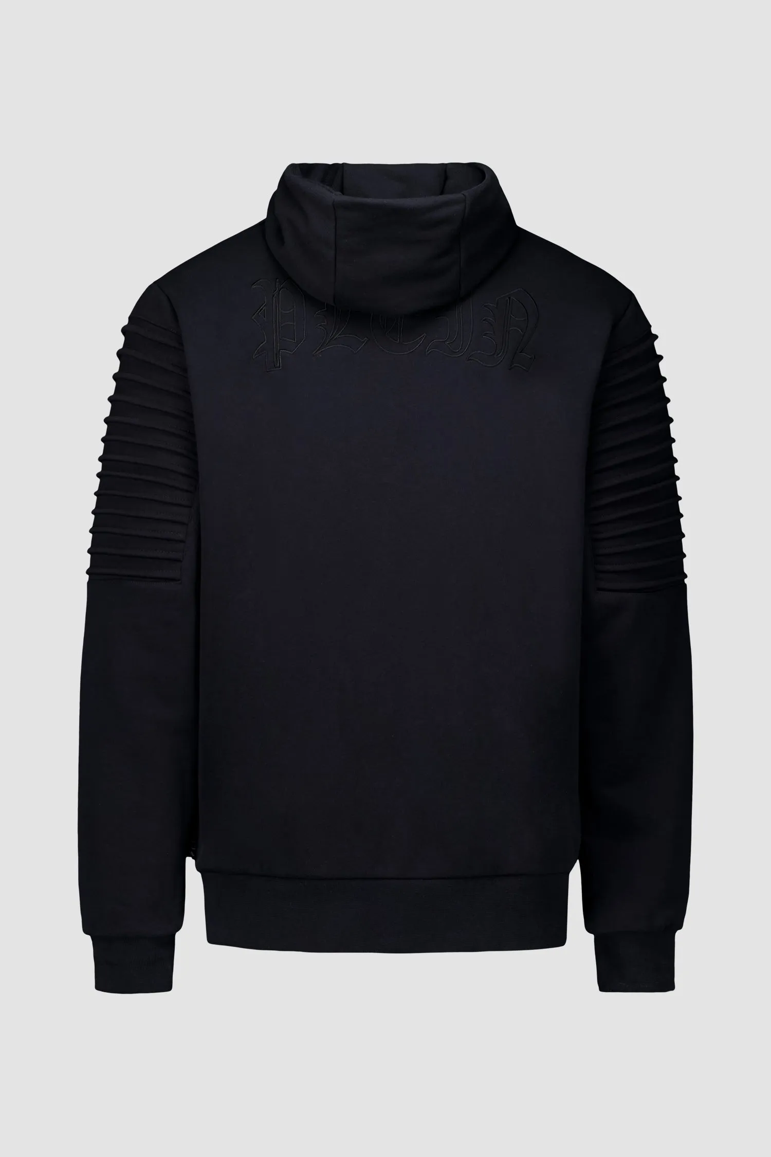 Philipp Plein Black Gothic Plein Hoodie