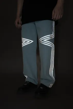 Reflective Athletic Blue Denim