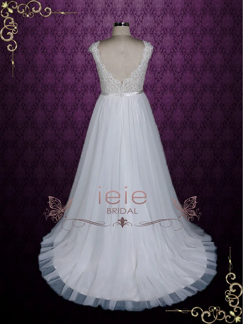 Romantic Lace Tulle Wedding Dress MARIE