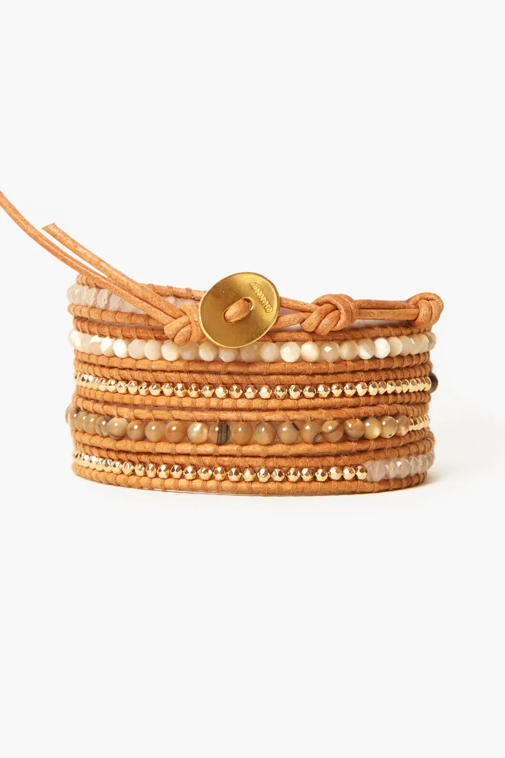 Santi Wrap Bracelet Natural Mix