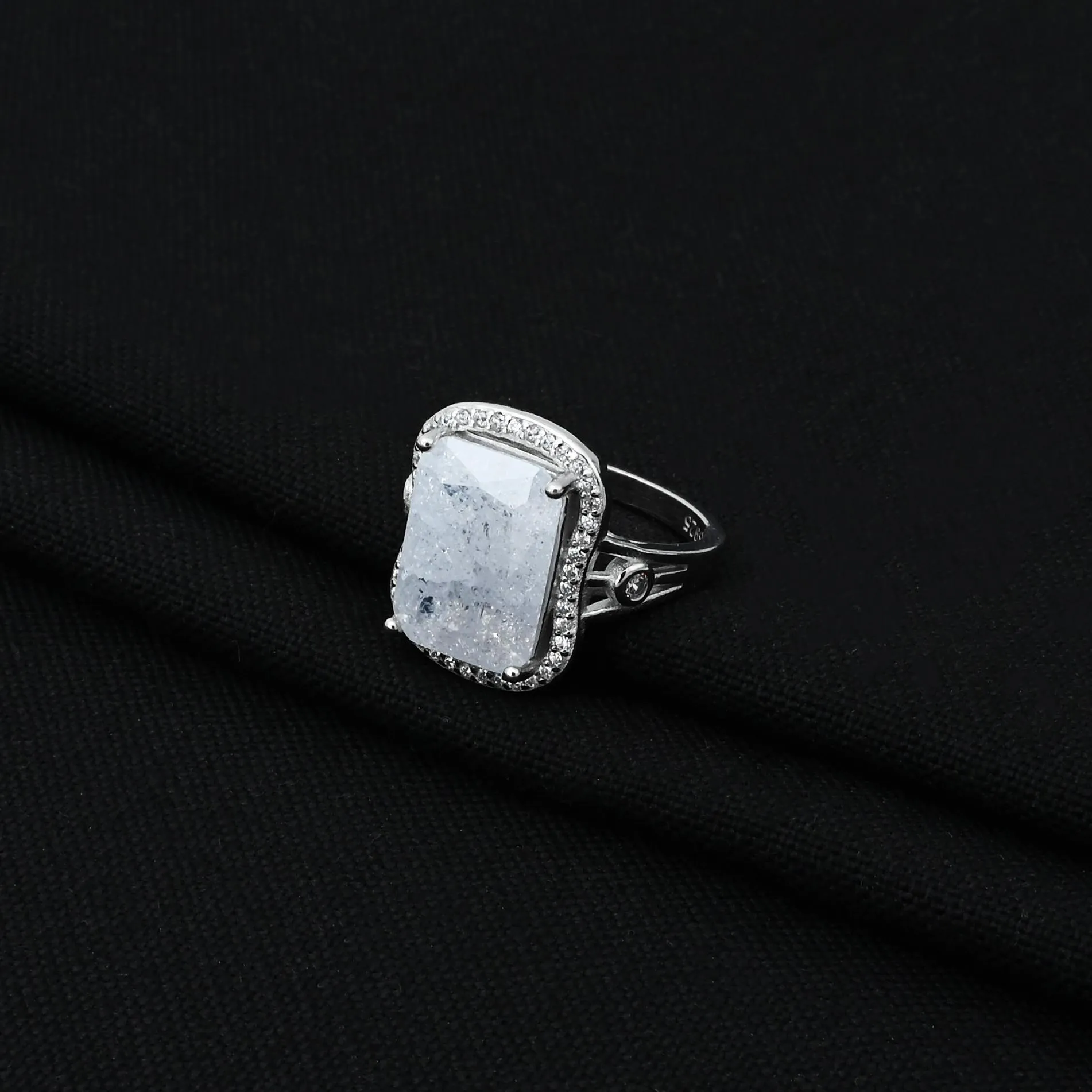 Silver "Peace Of Graceful" Girls Ring