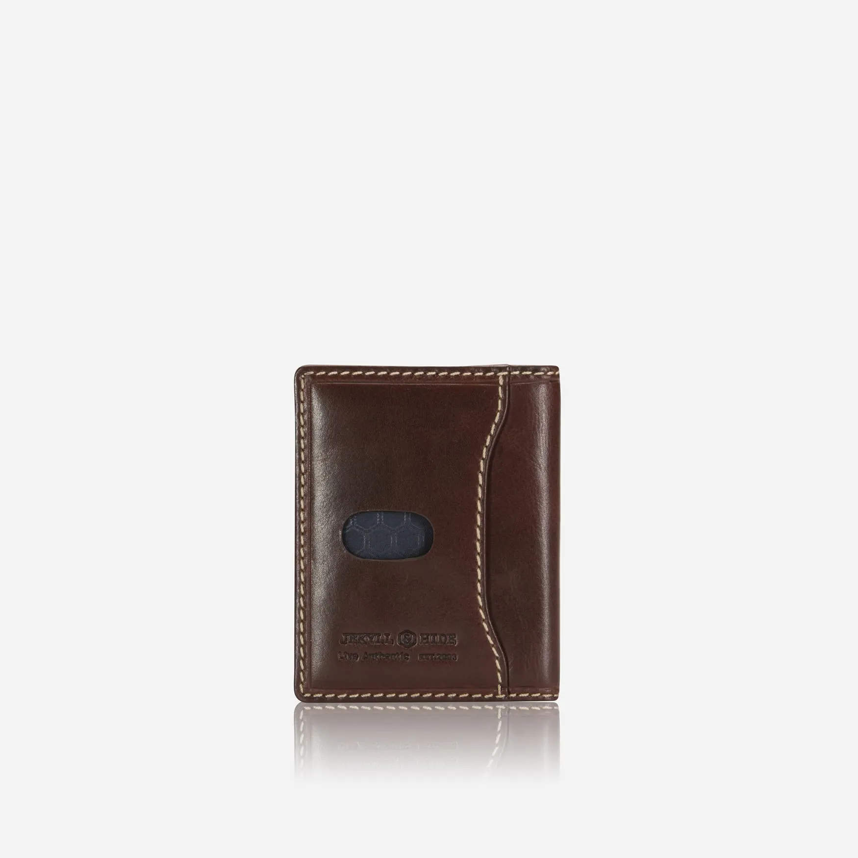 Slim Bifold Card Holder, Mocha