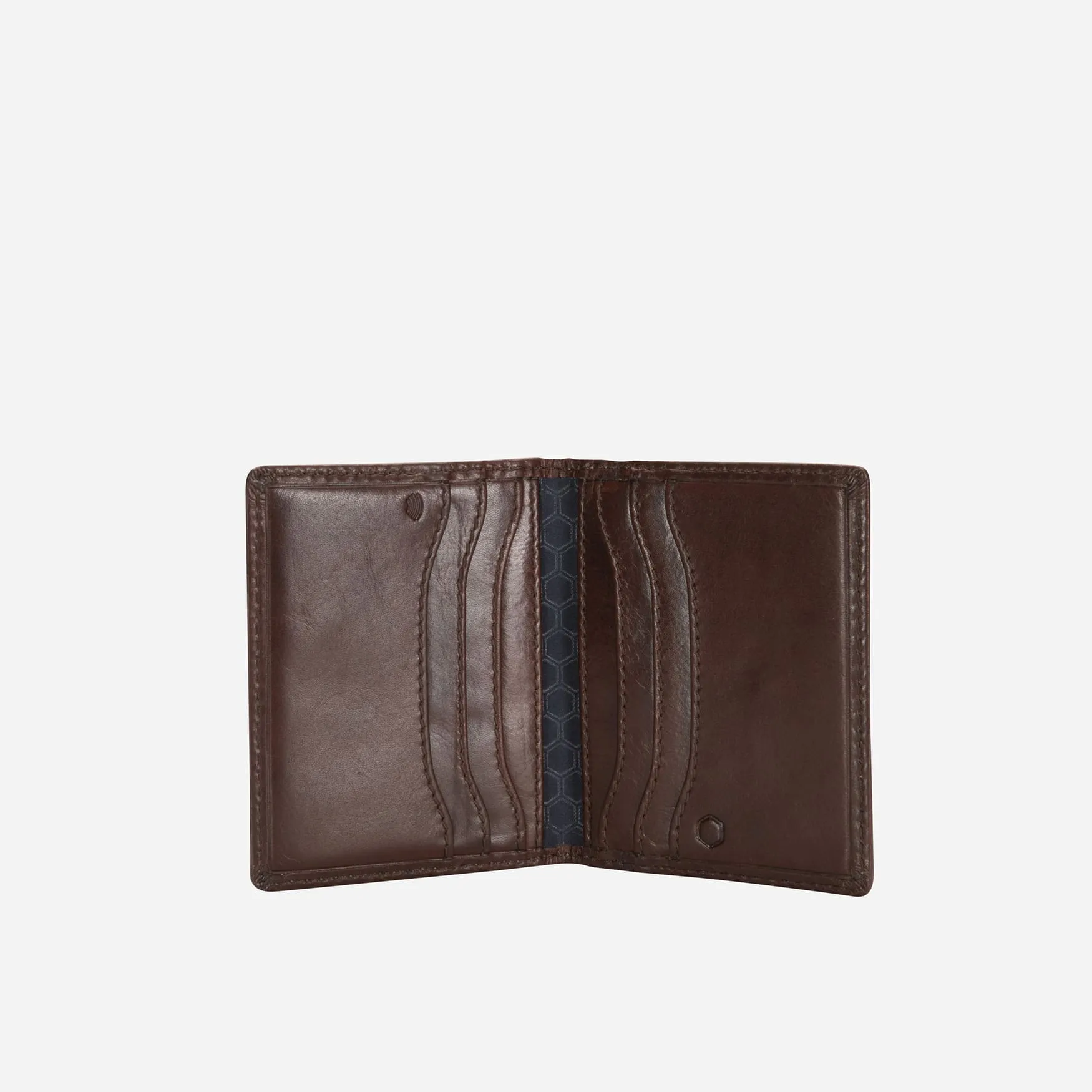 Slim Bifold Card Holder, Mocha