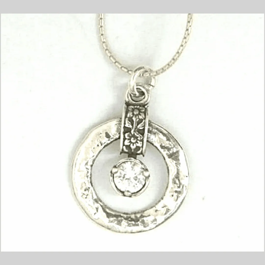 Sterling Silver necklace / Israeli silver jewelry / romantic silver necklace