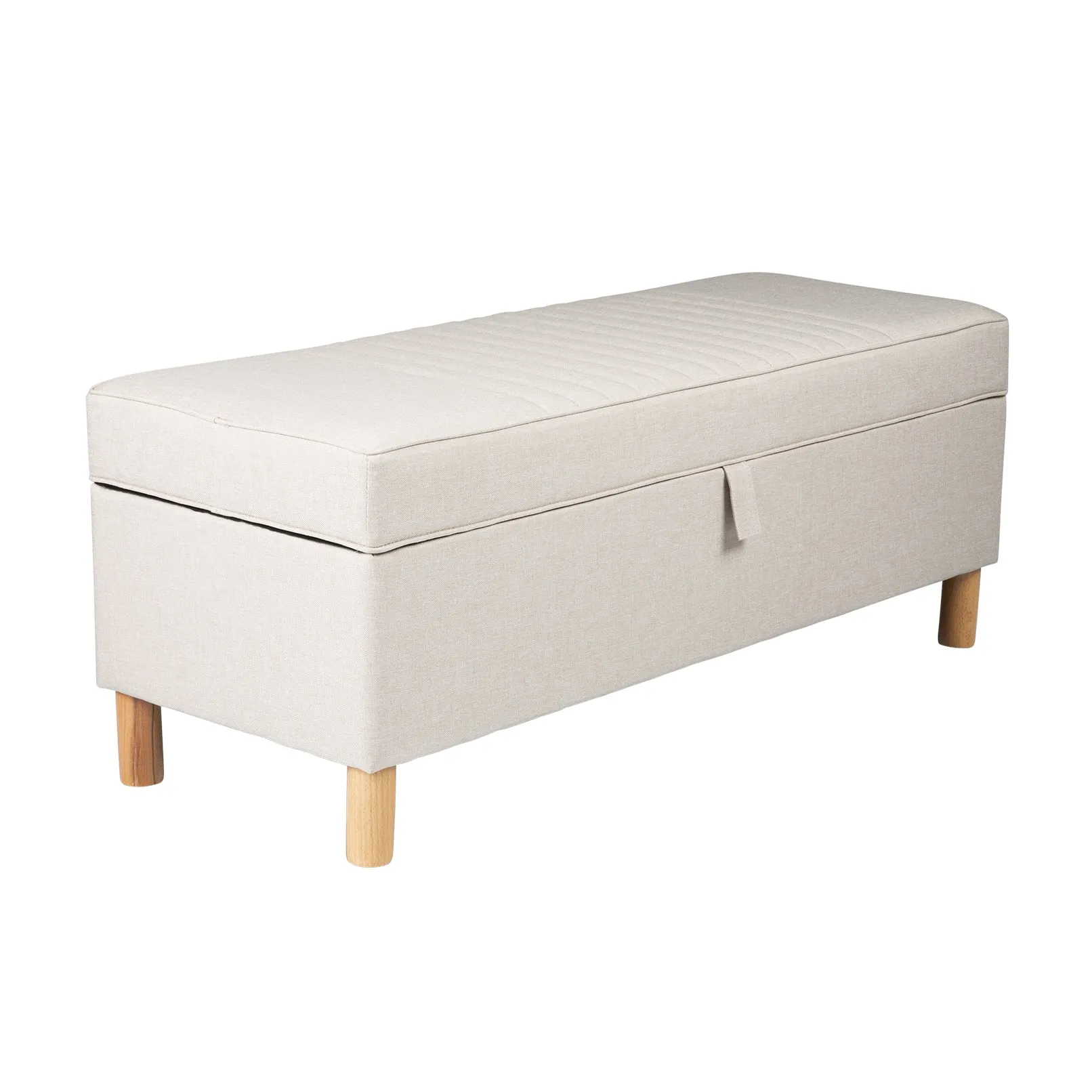 Storage Ottoman - Natural