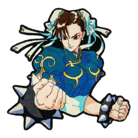 Chun-Li Street Fighter Premium Plush Area Rug - High-Quality, Stylish Home Decor for Gamers