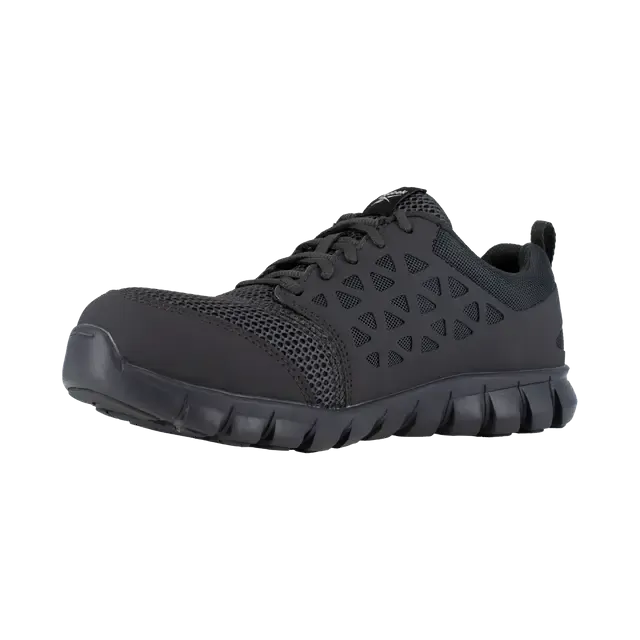 Sublite Cushion Composite-Toe Athletic Work Shoe Black