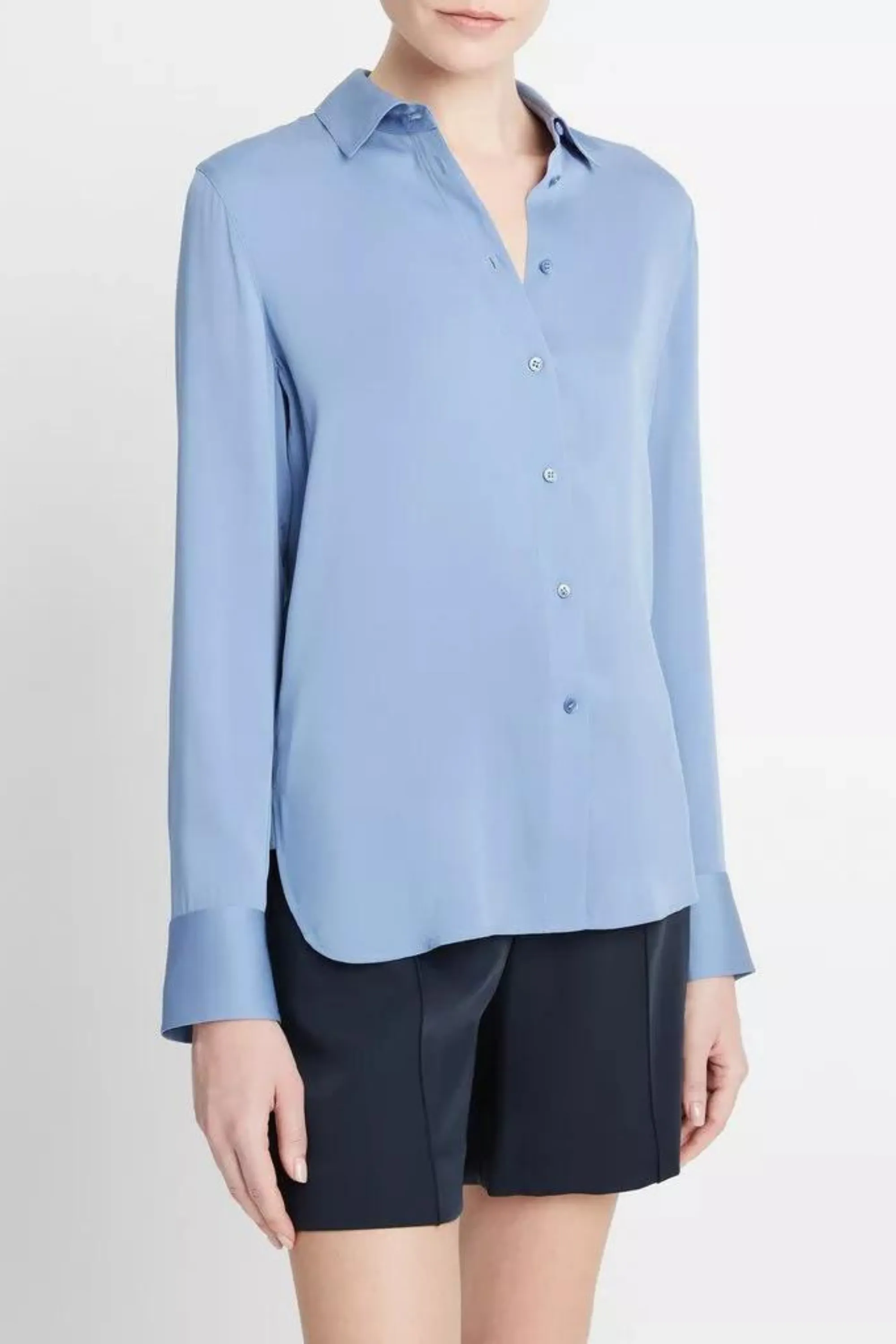 Vince Slim Fitted Blouse