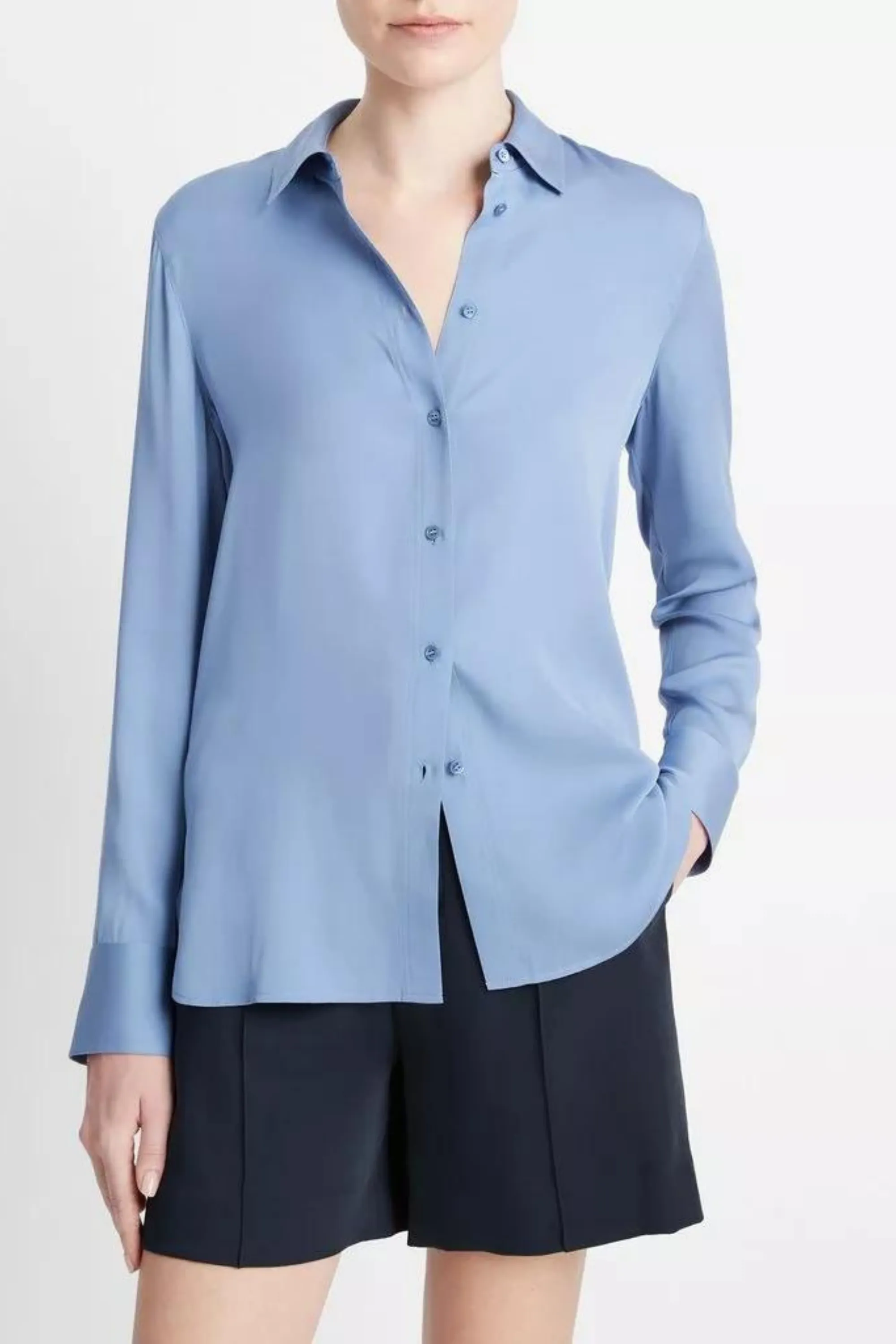 Vince Slim Fitted Blouse